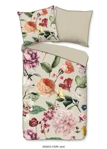 Пододеяльник 155x220 + 1* 80x80 см - цветы Descanso