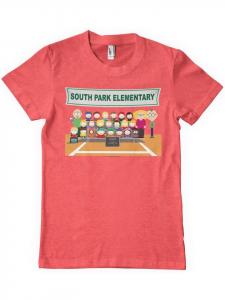 Футболка Elementary T-Shirt красного цвета South Park