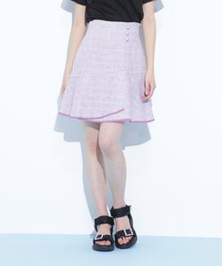 Мини-юбка с оборками и кантом Jill By Jill Stuart, цвет Pink