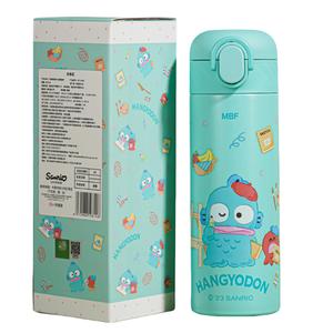 Детская термокружка Hello Kitty, My Melody, Cinnamoroll Collection 420 мл Sanrio, hanston ugly fish зеленый (straw)