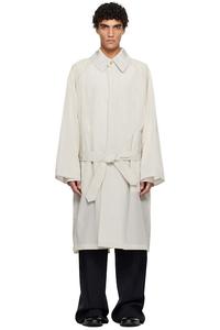 Hed Mayner Тренч цвета слоновой кости