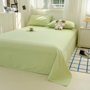 Yalu Простыня 180х230 см и 2 наволочки, мягкий хлопок, цвет Water Green