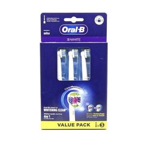 Электрическая зубная щетка Oral-B 3D White с круглыми насадками, 3 шт.