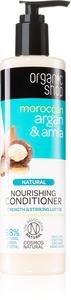 Натуральный марокканский питательный кондиционер с аргановым маслом и амлой для поврежденных и окрашенных волос Organic Shop, 280 мл