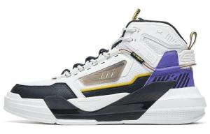 Кроссовки для скейтбординга Raid мужские с высоким верхом белые/черные/фиолетовые Xtep