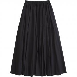 Повседневная длинная юбка женская Abercrombie＆Fitch, черный
