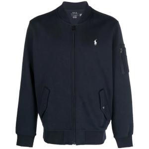 Polo Ralph Lauren Вышитая куртка с молнией, Navy Blue