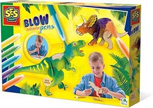 Раскраска выдуванием - Динозавры SES