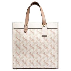 Сумка-шоппер Field Canvas With Leather, переносная сумка через плечо, наплечная сумка Tubas женская белая COACH