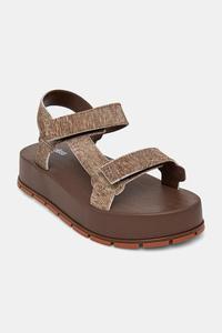 Сандалии Flowing Platform деним Melissa, коричневый