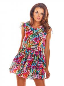 Короткое платье Awama, цвет pink/bunt