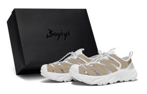 HOKA ONE ONE Хопари серия речные треккинговые ботинки унисекс белый хаки белый, цвет Khaki White