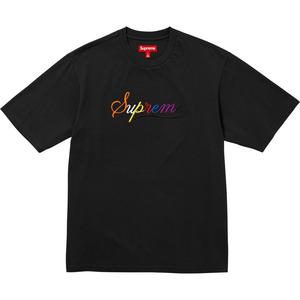 Футболка с коротким рукавом Cursive Supreme, черный