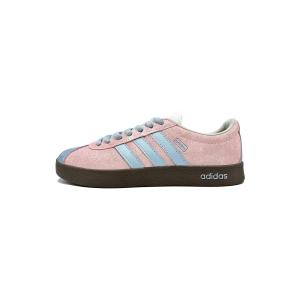 Кроссовки для скейтбординга VL Court 2.0 Unisex низкие розово-серо-голубые Adidas Neo