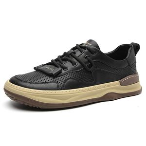 Мужские низкие кеды для скейтборда SEPTWOLVES, белый (стандартный размер кожаной обуви)