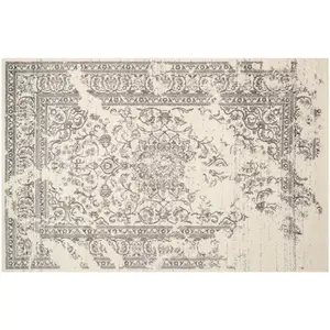 Ковер с цветочным узором в рамке из кальопы от Adirondack Safavieh, мультиколор, 77x305 см