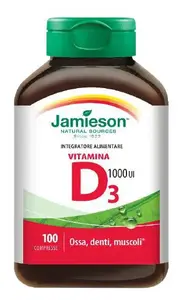 Jamieson Vit D3 1000 100 таблеток Кости, зубы и мышцы