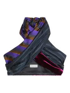 Топ с запахом DRIES VAN NOTEN, синий