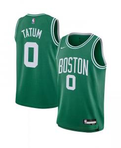 Джерси Big Boys and Girls Джейсон Татум Бостон Селтикс 2022/23 Swingman Nike, зеленый