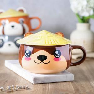 Кружка Otter Kawaii с крышкой для любителей аниме