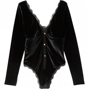 Очень сексуальный домашний комбинезон Women's Victoria's Secret, черный