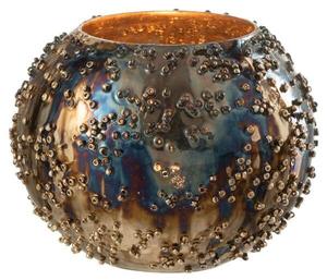 Подсвечник J-LINE Lise, 11x11x11 см, разноцветный