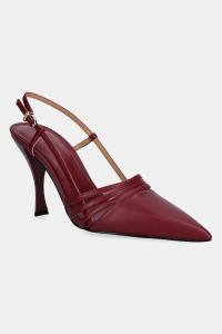 Кожаные туфли-лодочки Haisley Michael Michael Kors, бордовый