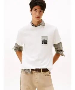 Футболка Regular fit Tommy Jeans, белый