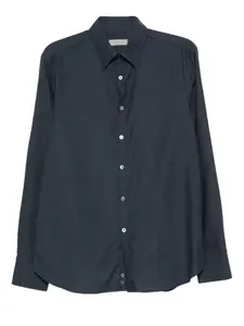 Рубашка на пуговицах Canali, синий