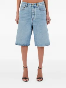 Джинсовые шорты до колена Amiri, синий