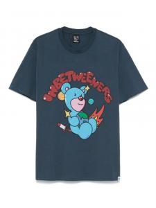 Футболка из хлопка с графическим принтом INBETWEENERS, синий