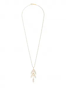 Колье с подвеской в виде листа Isabel Marant, золотистый