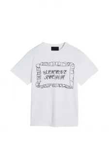 Футболка с принтом под наволочку Simone Rocha, белый