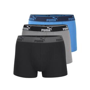 Мужские боксеры PUMA, 3 шт (Черный/Серый/Синий)