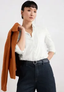 Блузка с пуговицами в виде головы ворсянки Seasalt Cornwall, White Salt