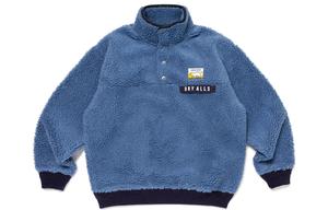 Футболка с вышитым логотипом и высоким воротником HUMAN MADE, белая