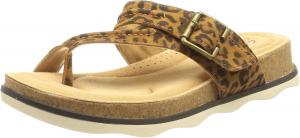 Сандалии Clarks womens Brynn Madi, леопардовый принт