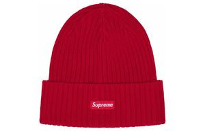 Шапка Supreme с логотипом, красный / белый