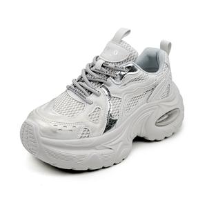 Низкие массивные кроссовки женские серые La Chapelle, Gray