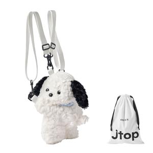 Сумка через плечо, кошелек для монет, кукла JTOP, черно-белый