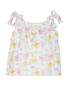 Little English топ с завязками на плечах, мультиколор