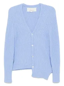 Кардиган Cozy асимметричного кроя ERL, синий