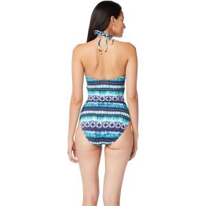 Купальник Bleu Rod Beattie Sun Sea and Sand Bandeau One-Piece, темно-синий