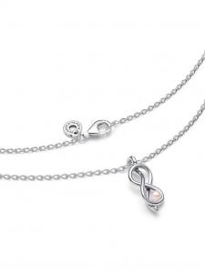 Ожерелье Pandora Infinity Knot Collier Necklace, стерлинговое серебро