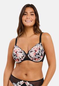 Бюстгальтер Sans Complexe FANTAISIE, Aquarelle Florale Noire/Black