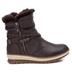 Женские зимние ботинки коричневого цвета Xti