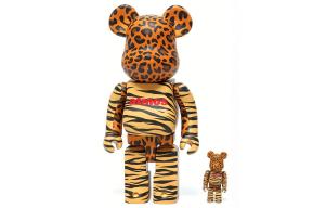 BE@RBRICK Bearbrick X Atmos Animal Print Multi
