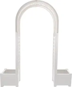 Арка для роз KHW, (комплект), ШxГxВ: 174x43x207 см, включая 2 ящика для растений 174х207х43 см, белый
