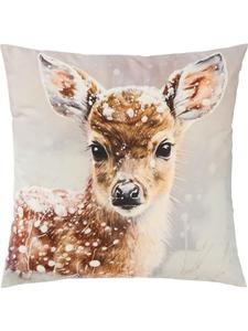 Наволочка Nicky велюровая коричневого цвета REDBEST, 40 x 40 см