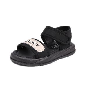 RHOBESAM Детские сандалии с низким верхом, противоскользящие, износостойкие, черные